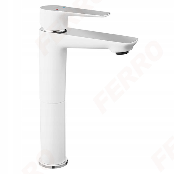 Ferro Adore Washbasin Faucet High White Chrome
