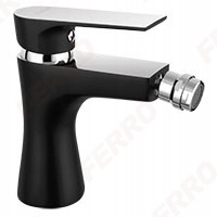 Ferro Algeo Square Black/Chrome Bidet batéria