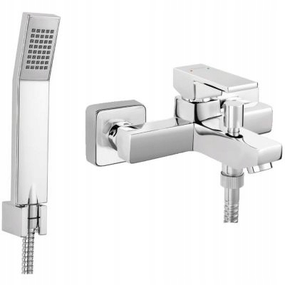 Ferro Zicco Square Bath Tap so sprchou