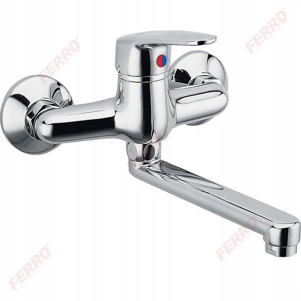Ferro Wall Washbasin Faucet s Wyl Smile Ruch