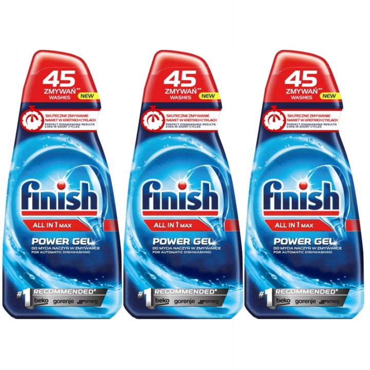 Dokončiť všetko v 1 Max Power Gel stupeň 3x900ml