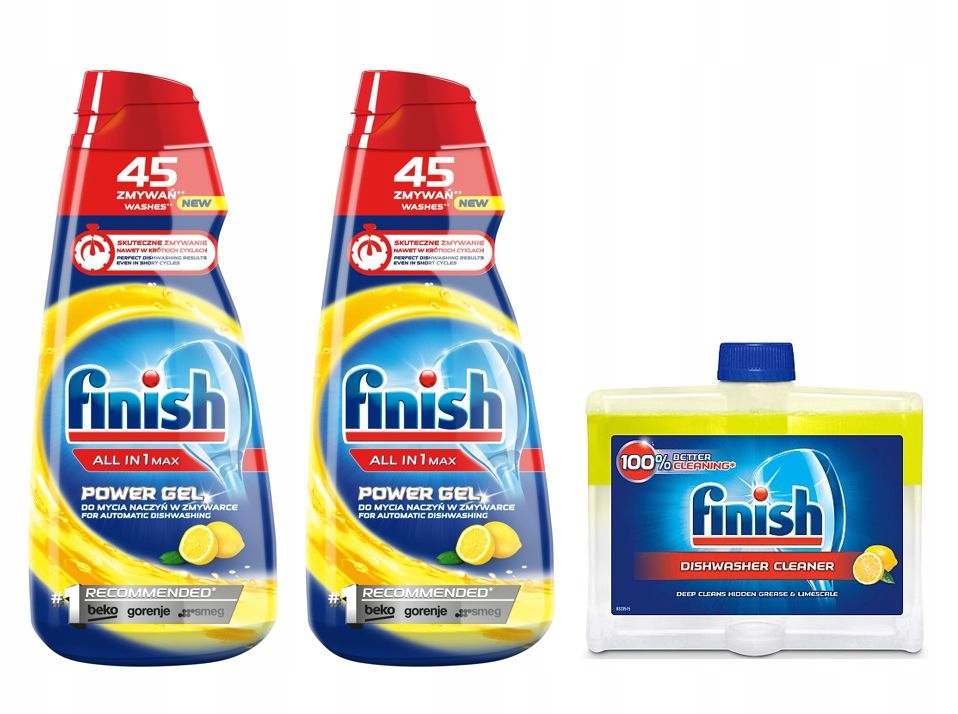 Dokončiť všetko v 1 Max MAX WISHWASHER GEL 2X900 CLEAR