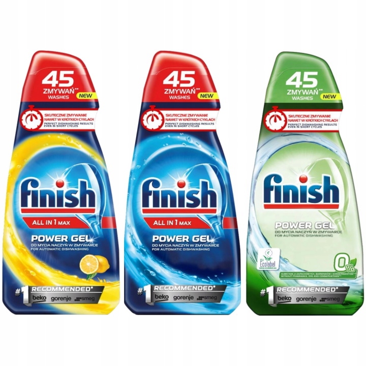 Dokončiť All in 1 Max umývací gél MIX 3x900ml