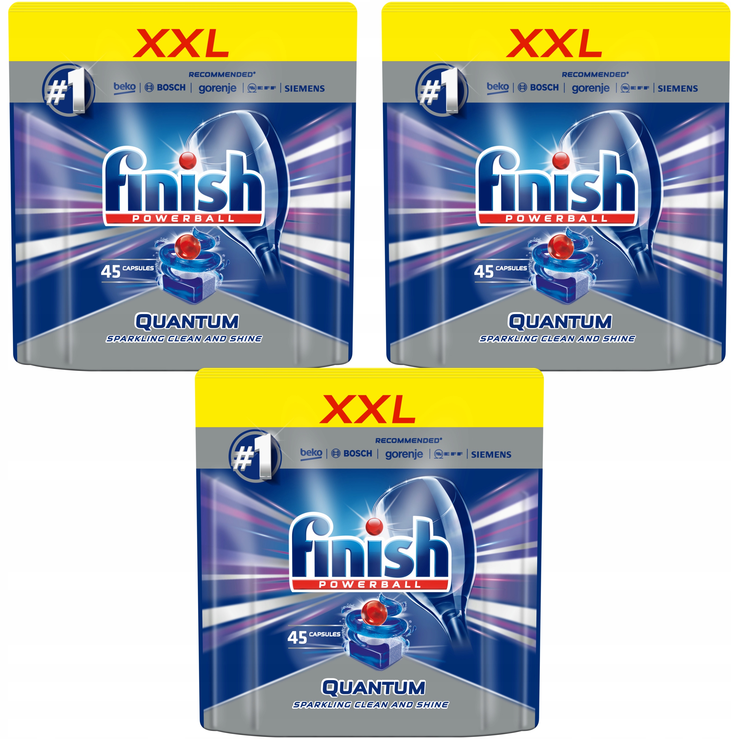 Dokončiť Quantum Mishwasher Tablety X3 XXL SET