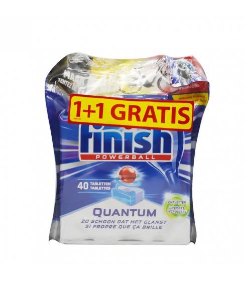 Dokončiť kvantové tablety pre umývačku 2x40 ks.