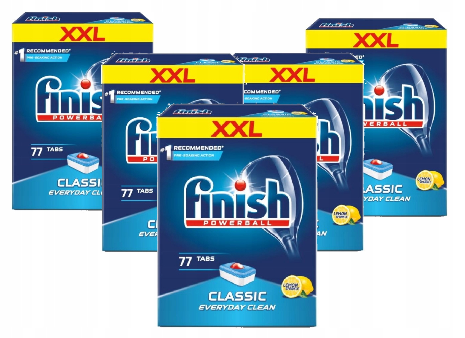 Dokončiť tablety Umývačka riadu 5x77 = 385ks Set XL