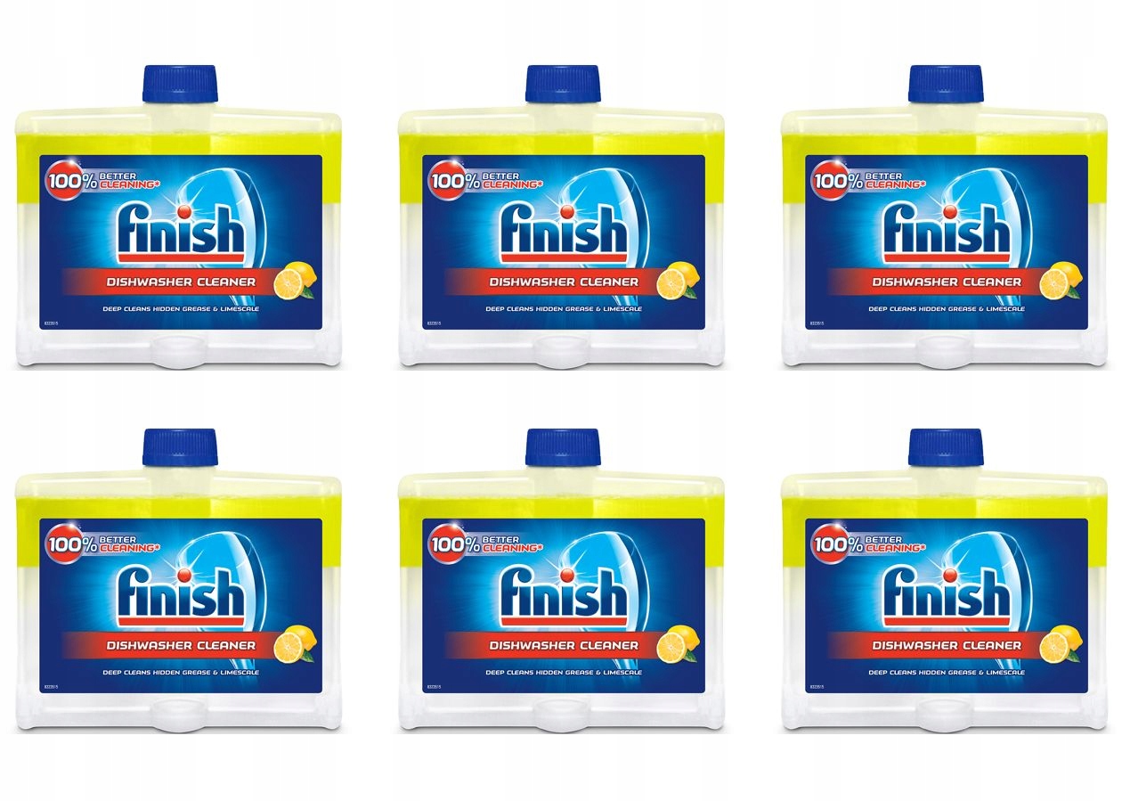 Dokončiť Set čističov umývačiek riadu LEMON 6x250ml