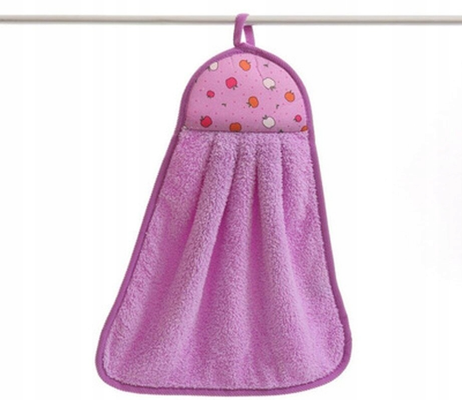 Purple štýl koralové fleece kuchynské dielo