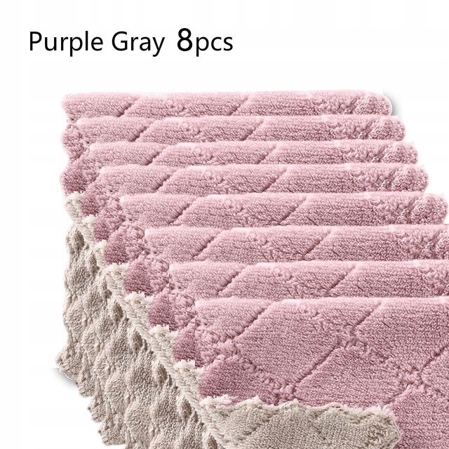 Purple Grey Style 8 Pieces Dvojvrstvová absorbčná látka