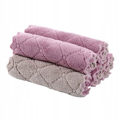 Fialová šedá v štýle super absorpčná handrička