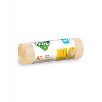 Forte+ BioCompostal vrecia na odpadky 60 l 20 ks.