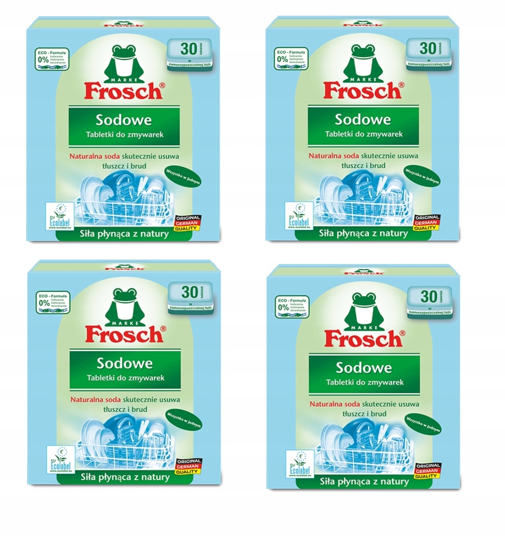 Frosch Soda tablety pre umývačky riadu 120 ks.