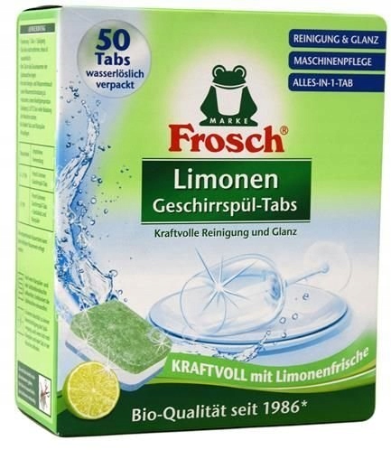 Frosch tablety z umývačky riadu - 1000 g - 50 kusov