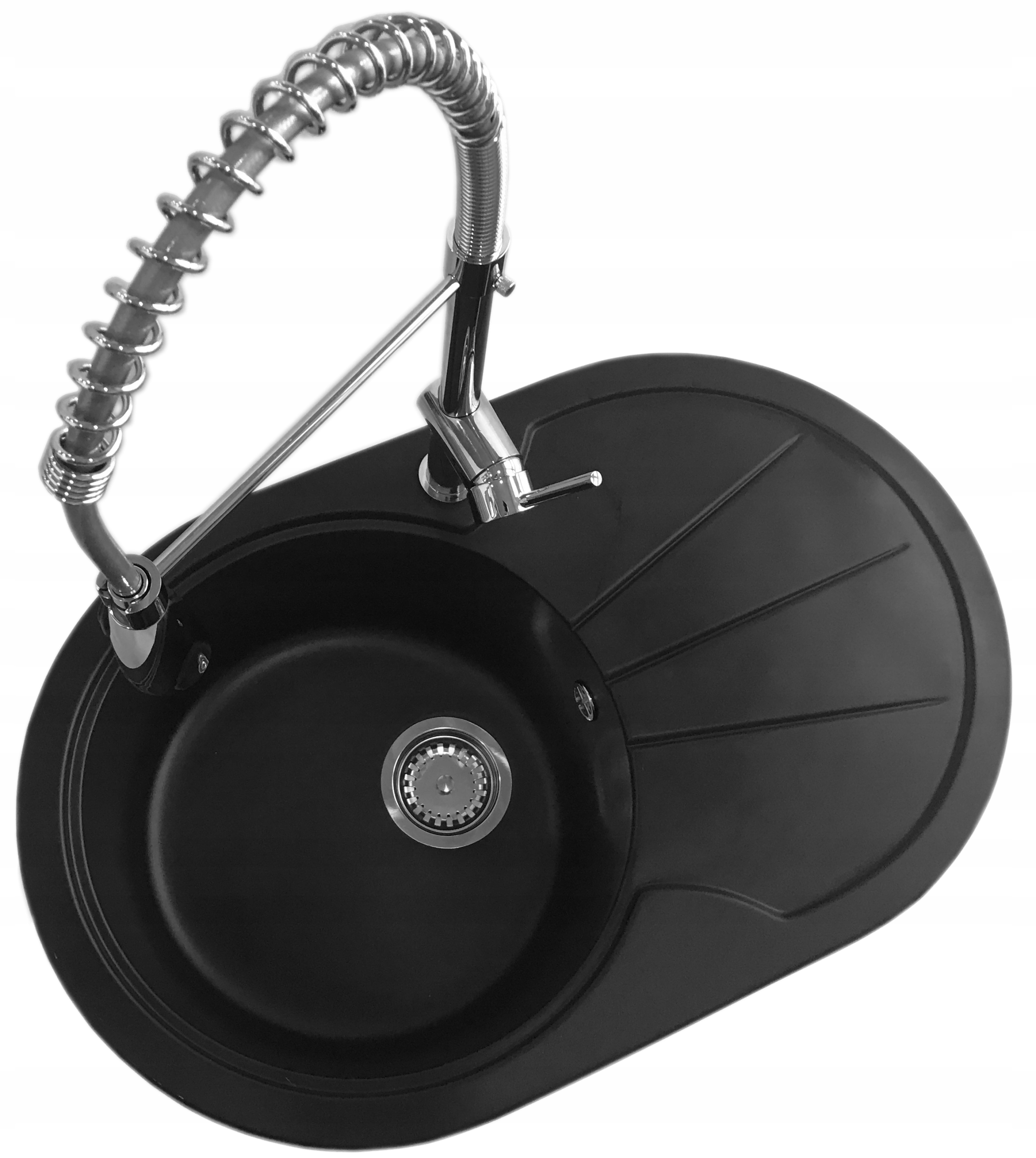 Kuchynská batéria - Hlboká komora 18 cm žulové umývadlo+batéria