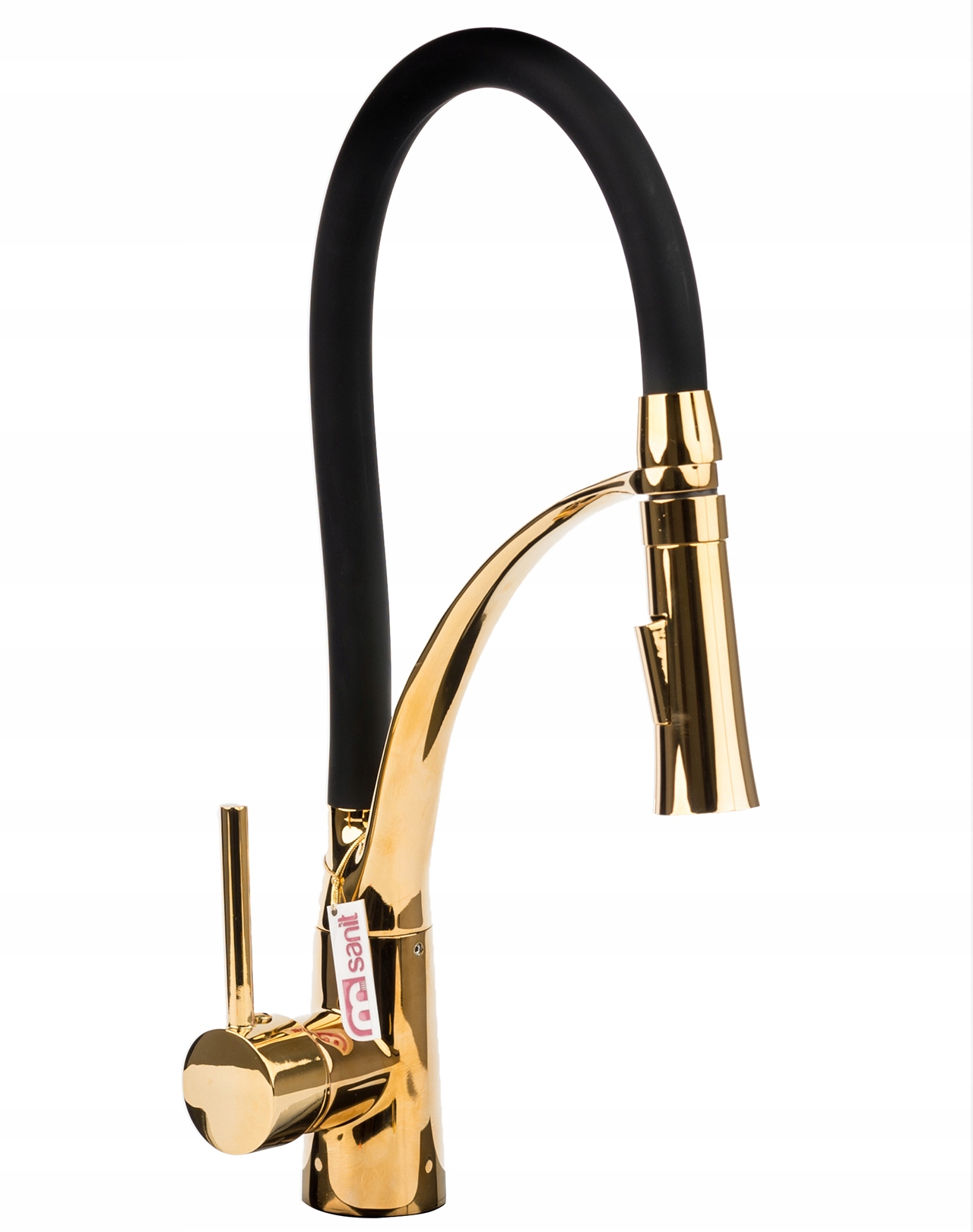 Kuchynská batéria - Gold Kitchen Faucet, zlatý výtok