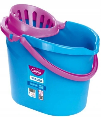 Gosia Bucket for Mop + Squeezer! Silné a stabilné