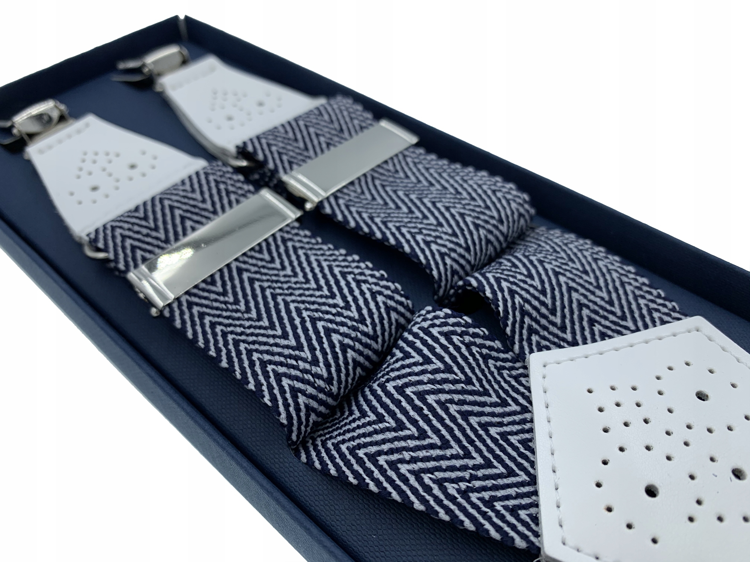 Traky na nohavice - PÁNSKE SUSPENDERY – NAVY (E4)