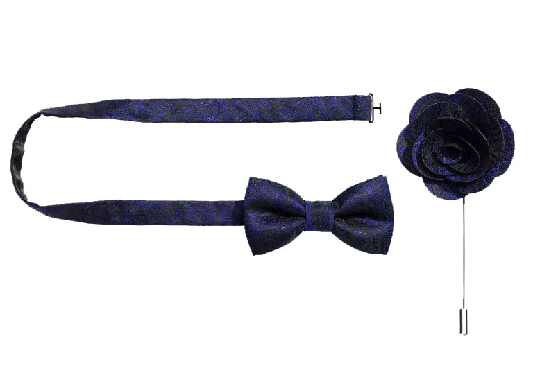 H&M Navy Blue Bow kravata