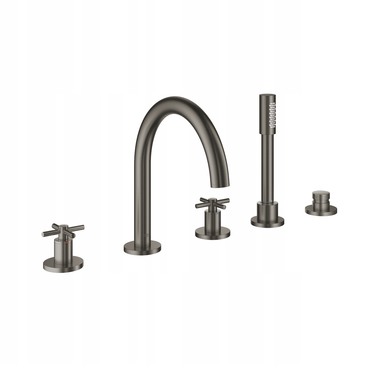 Grohe Bath Battery Atrio Brushed Tvrdý grafit