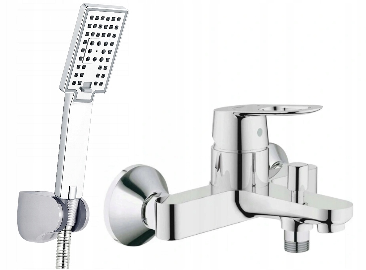 Batéria Grohe vane + kubická sprcha 3-funkcia