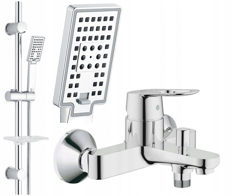 Grohe bauloop vane batéria +kubický 3-fun sprej