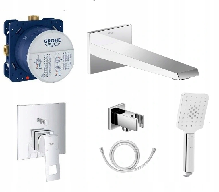 GROHE EUROCUBE PODOMIETKOVANÁ VAŇA + SPREJ