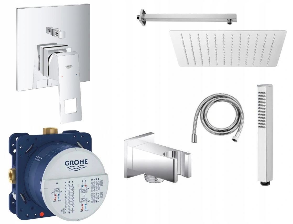 Grohe EuroCube sprchová súprava dažďovej sprchy 30