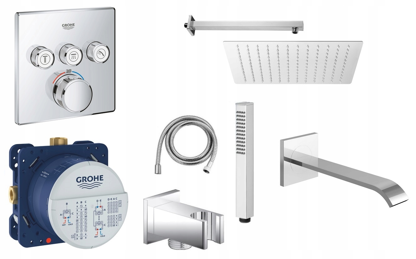 Grohe Grohtherm SmartControl Bathtub 20