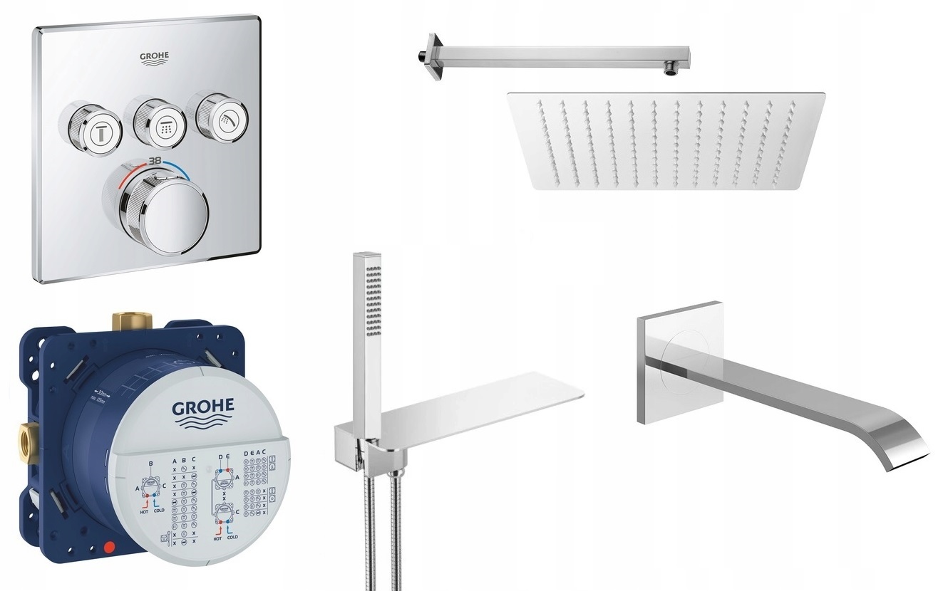 Grohe Grohtherm SmartControl Bathtub 30