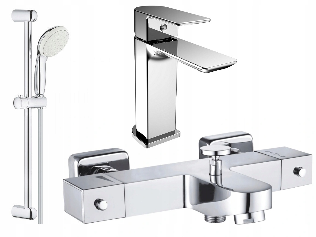 Grohe + umývadlo batérie + termostatická vaňa