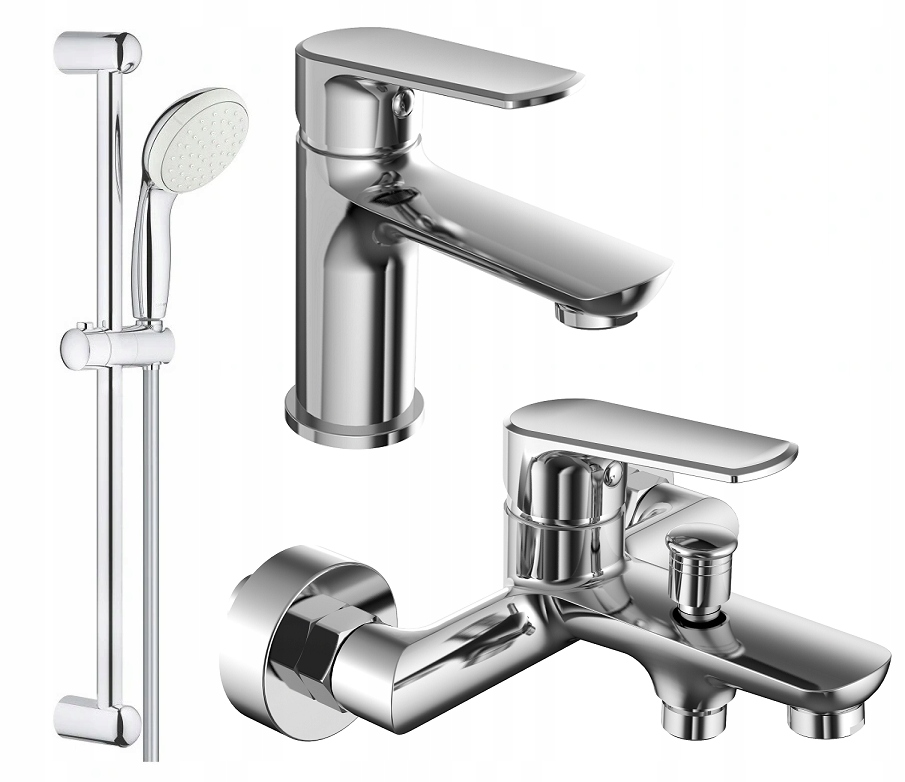 Grohe Natryk Set +postrekovanie kohútikov umývadla