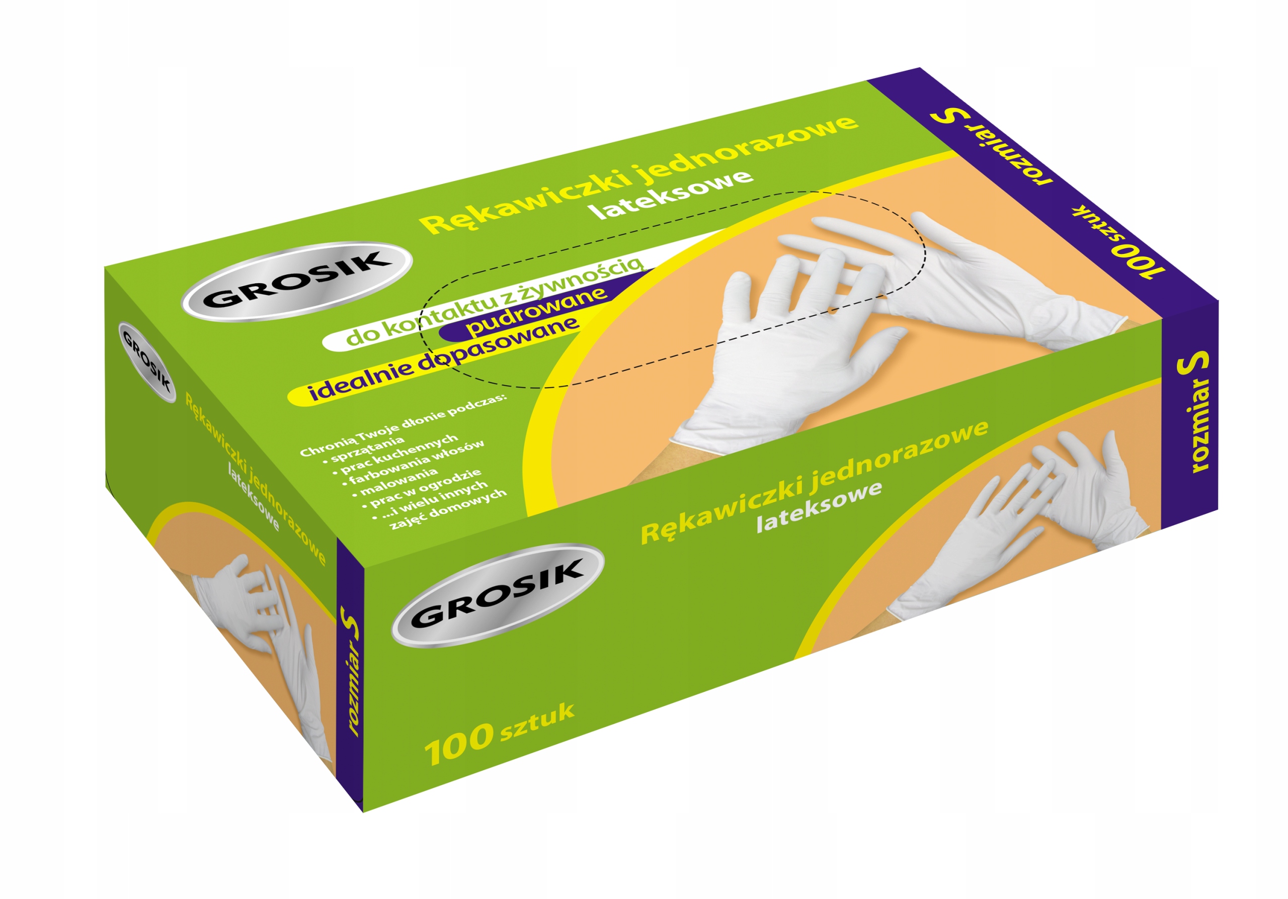 Latexové rukavice 100 pcs