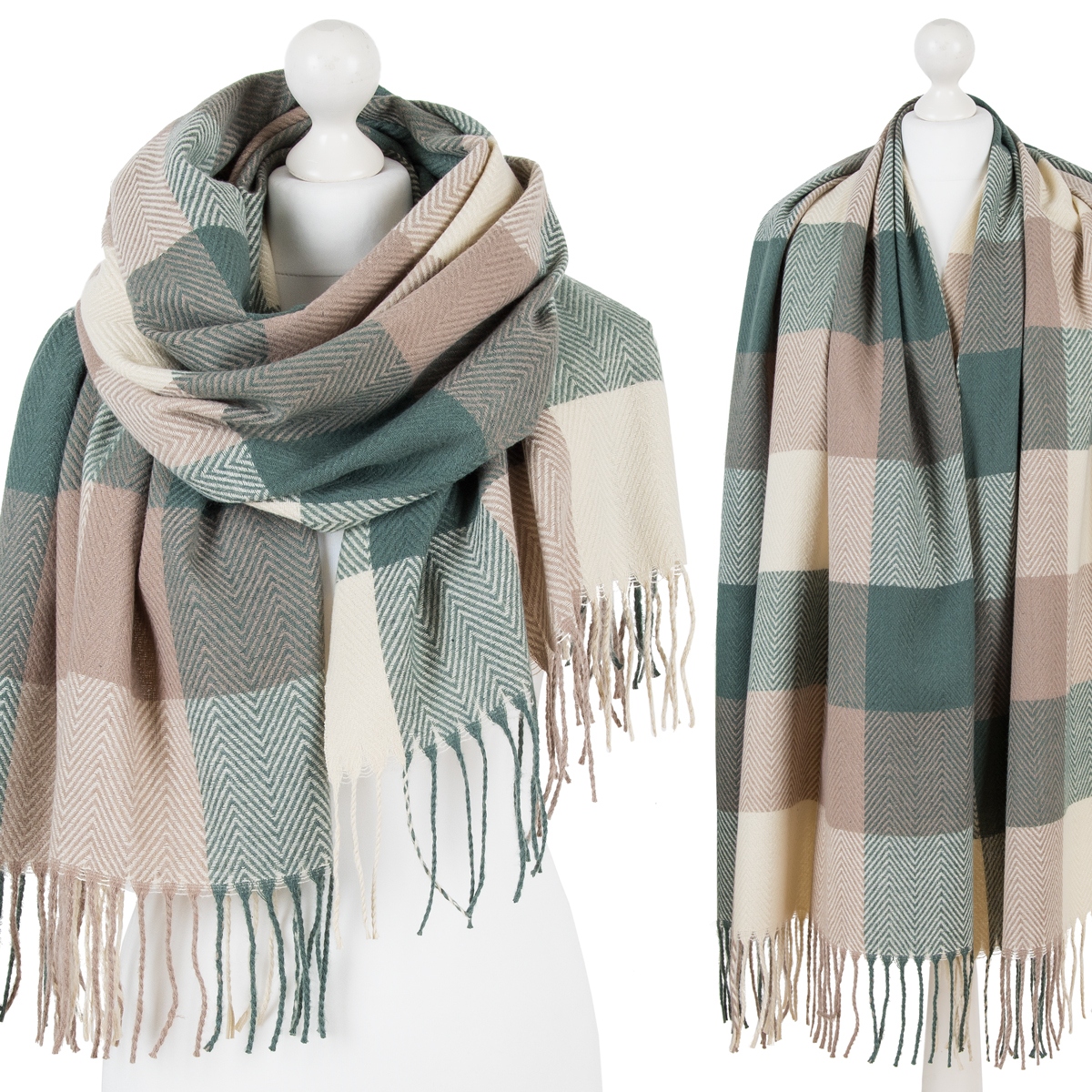 Šatka - Fanabella Autumn, Winter, Novinka 2023 Premium, Winter, Santa, Darček, Cashmere Grille