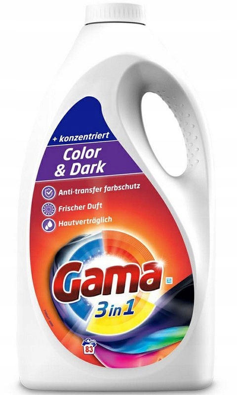 Prací gél - Farba GAMA Farba Dark Gel 4,15L GEL 83WRADING BLACK DE