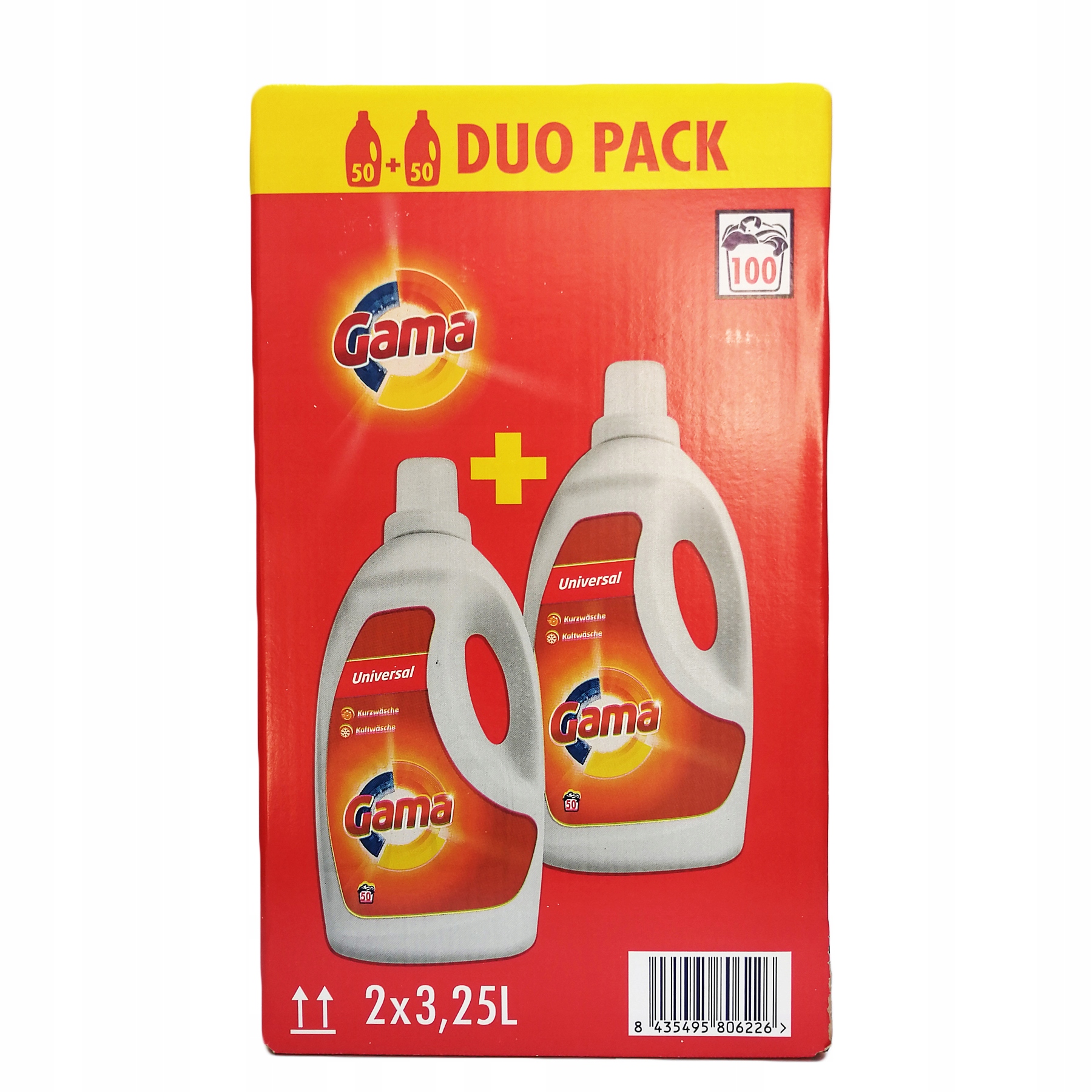 Prací gél - Rad VIZIR Prací gél na 100 praní, 2x3,25L DUO PACK