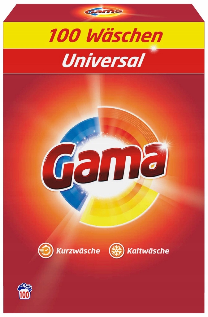 Prací prášok - GAMA (VIZIR) Prášok 6,5 kg / 100PR