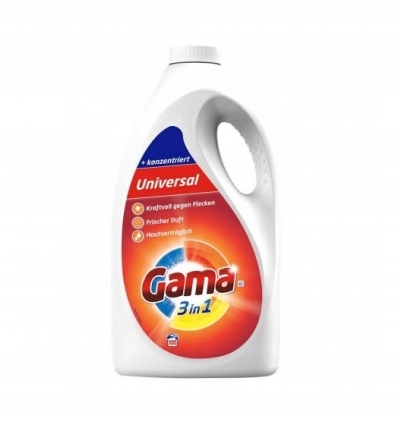 Prací gél - GAMA VIZIR UNIVERSAL PURNY GEL 5L - 100W