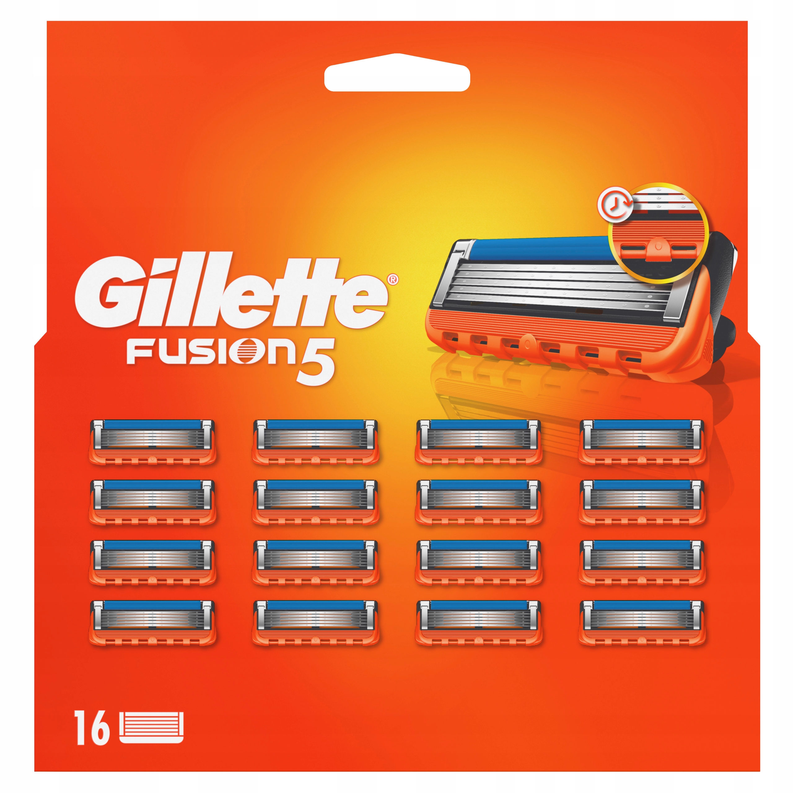 Náhradné žiletky Gillette Fusion5 pre mužov, 16 kusov