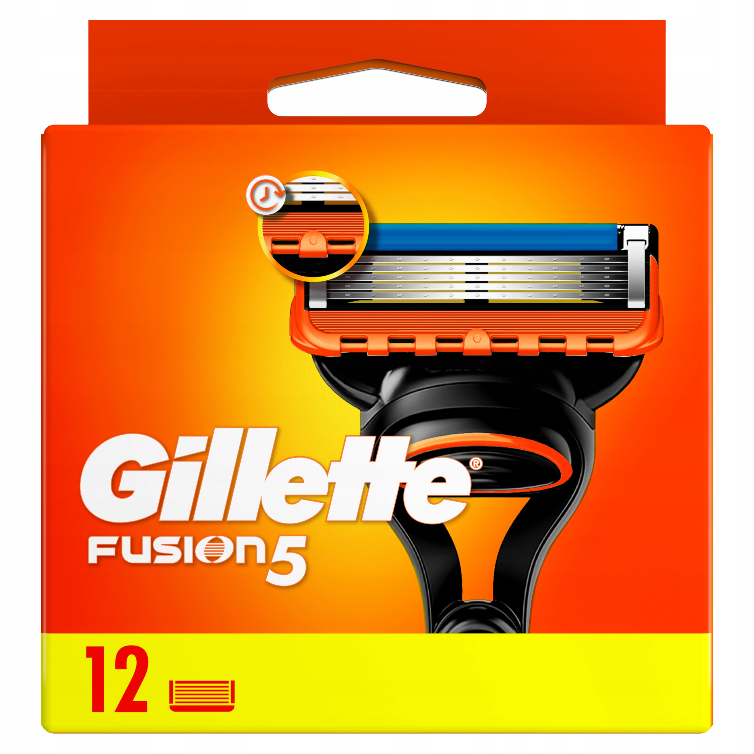 Náhradné čepele pre pánsky holiaci strojček Gillette Fusion5 12 ks