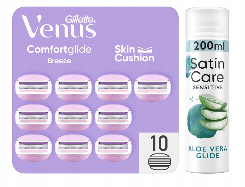 Holiace hlavice Venus Comfortglide Breeze x 10