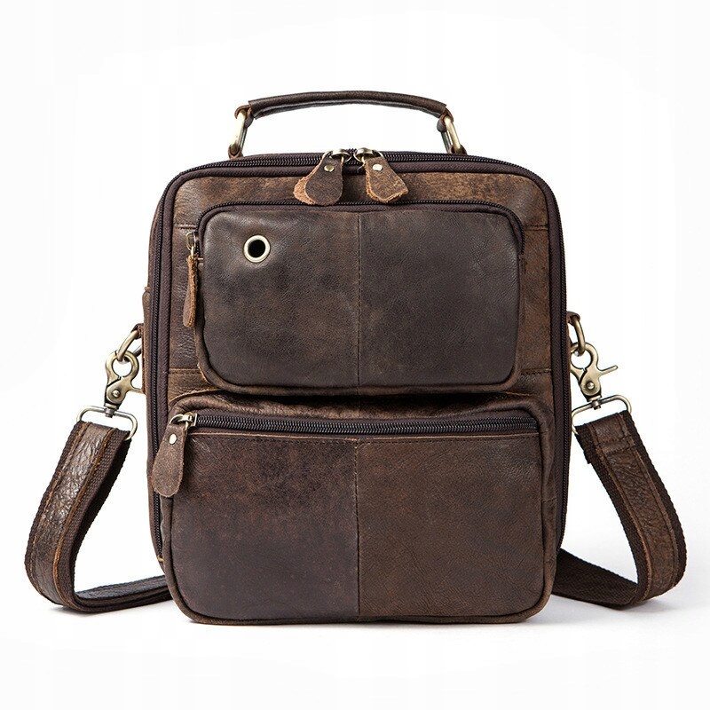 Deep Brown Fashion2019 Crazy Horse Men's Airtise