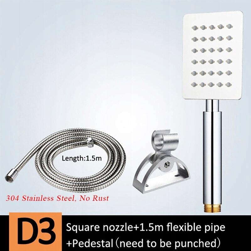 Sprchová hlava-304square3 kus set