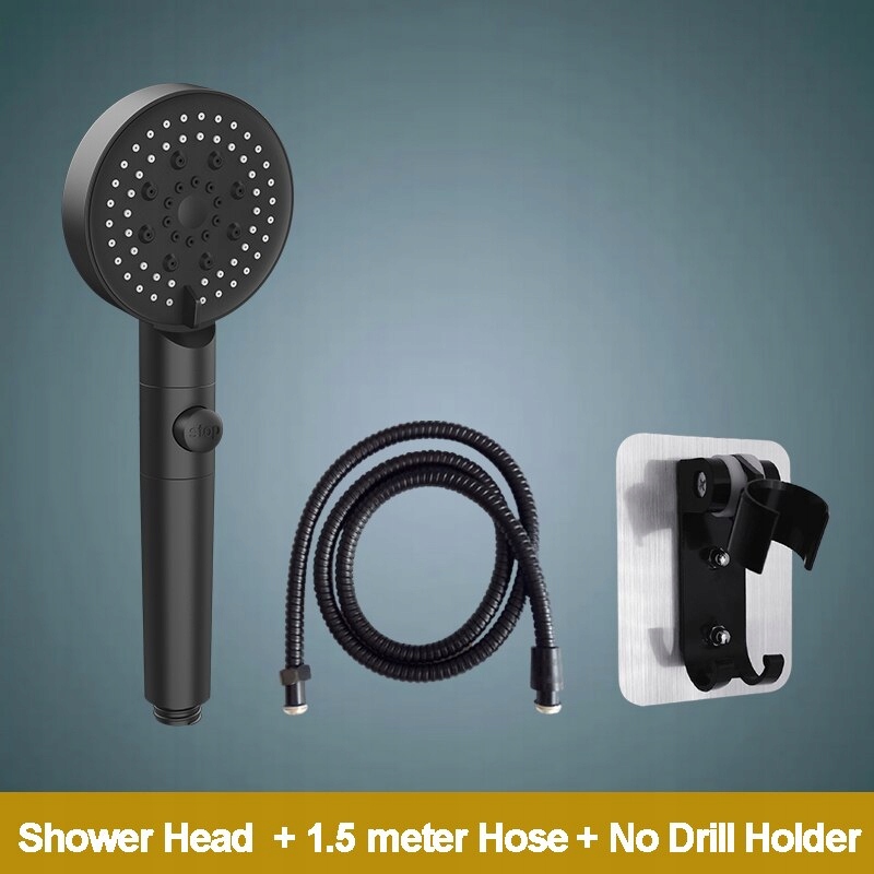 Sprchová hlava-3in1 balenie čierna