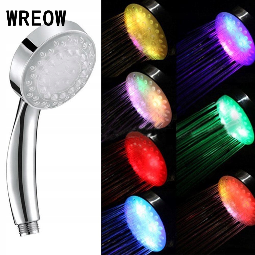 Sprchová hlava-4 LED 7 farebné zrážky