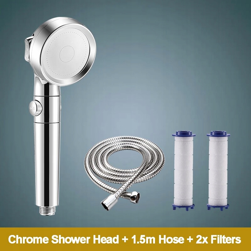 Sprcha hlavy-chróm 3in1 balenia a