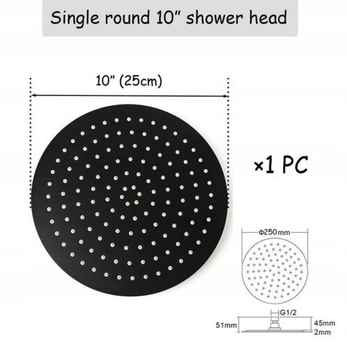 Sprcha hlavy hlavy 10inch25x25
