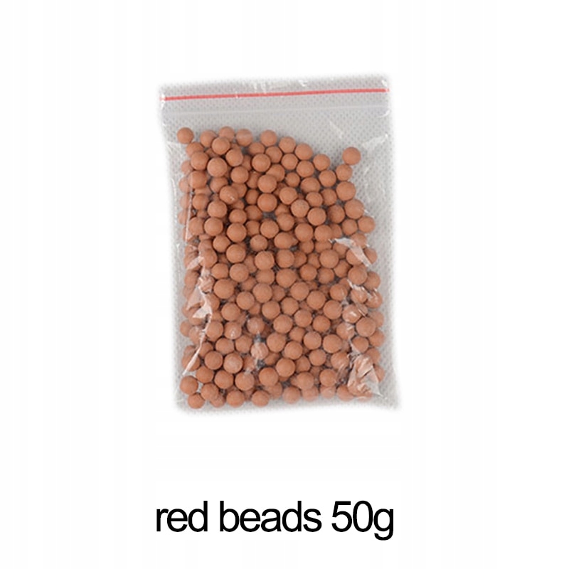 Sprchová hlava-červená korálky 50 g