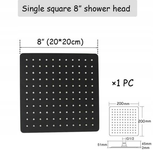 Sprchovacia štvorcová štvorca 8inch20x20