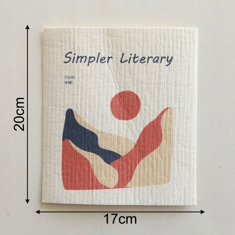 Hory v štýle rieky 17*20 cm čistená handrička