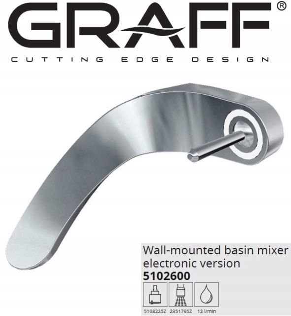 Graff Ametis Battery LED Chrome 5102600 -65%